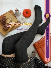 جوراب-بالا-زانو-خط-دار-4